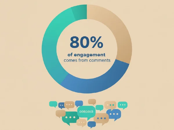 Social Media Engagement dashboard showing analytics charts and graphs used by a small business owner to track audience interaction and growth.