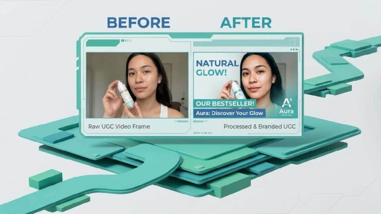 D2C Brand Consistency vs Performance Marketing — UGC before and after branding transformation